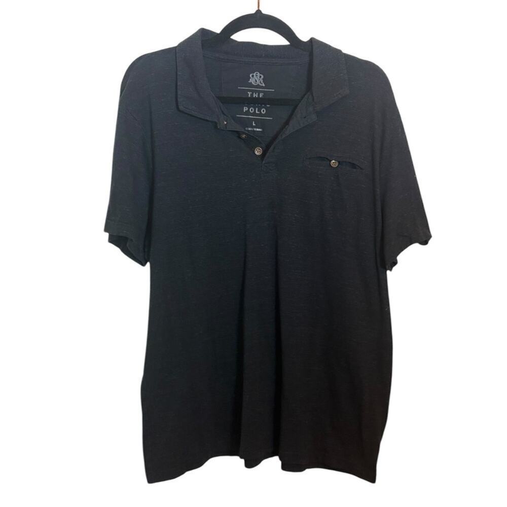 Rock & Republic‎ Black Casual Button Down Shirt Large